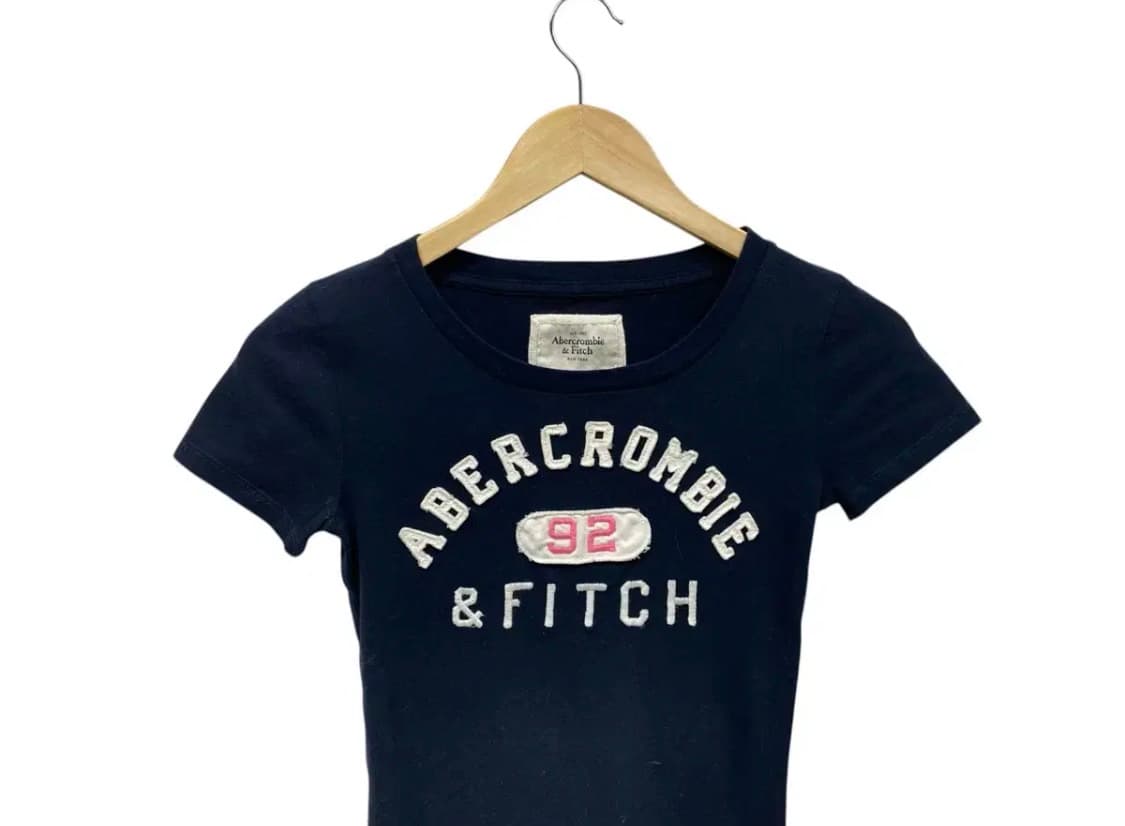 아베크롬비 Y2K 슬림핏 네이비 티셔츠 XS 상품이미지3