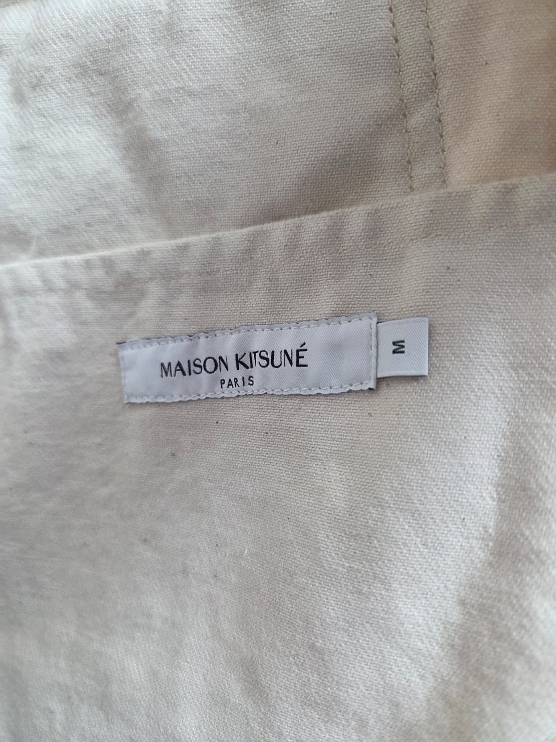 메종키츠네 데님자켓 베이지 M 상품이미지2