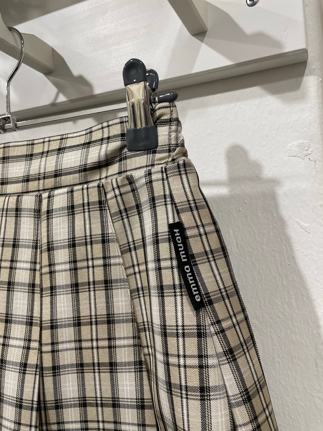 check pleats mini skirt 상품이미지9