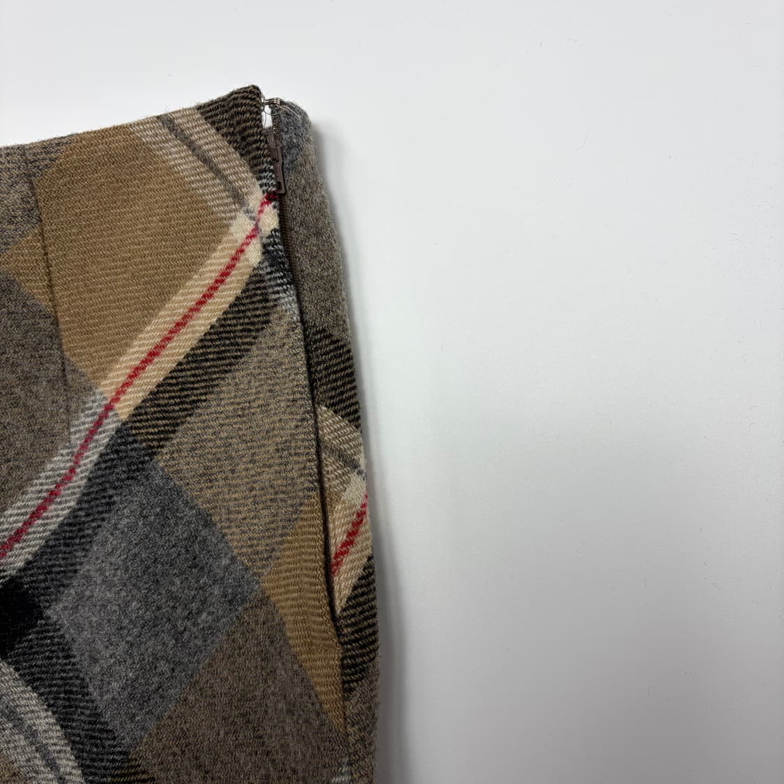 꼼데가르송 울 패턴 스커트 치마 상품이미지3