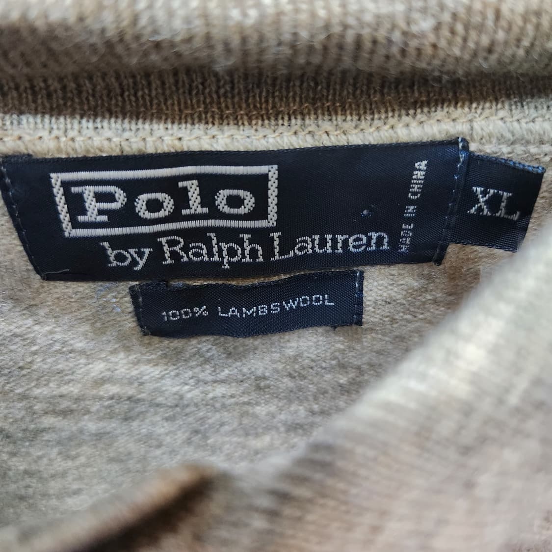 폴로랄프로렌 로고 카라 램스울 니트 XL(XL~2XL) 상품이미지5