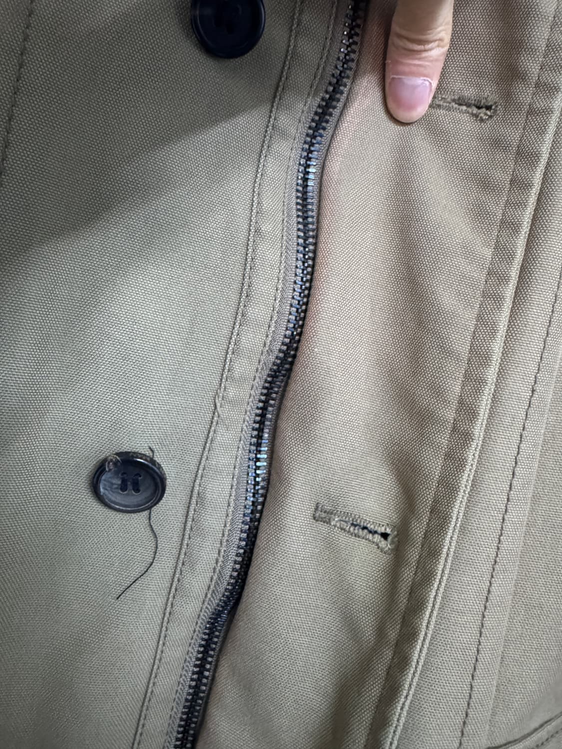 자라 ZARA US 더블 트렌치 숏 코트 자켓 M ~ L 상품이미지7