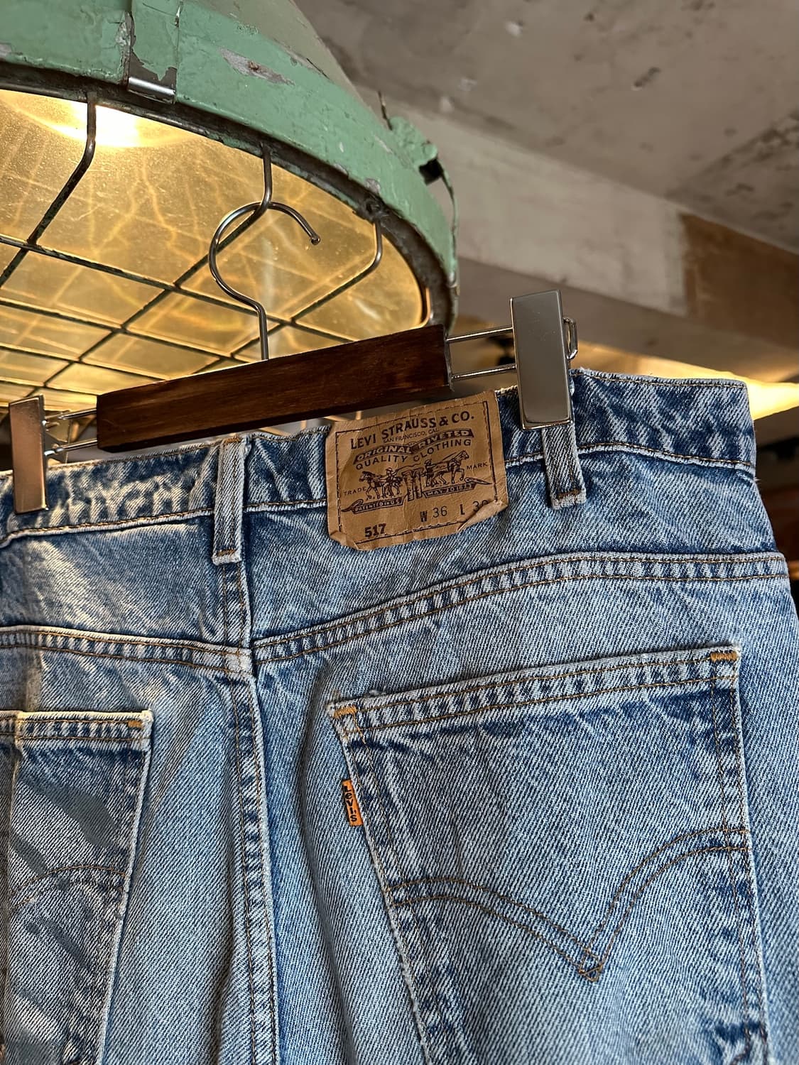 90s USA Levis 517 Boot Cut Denim Pants 상품이미지6