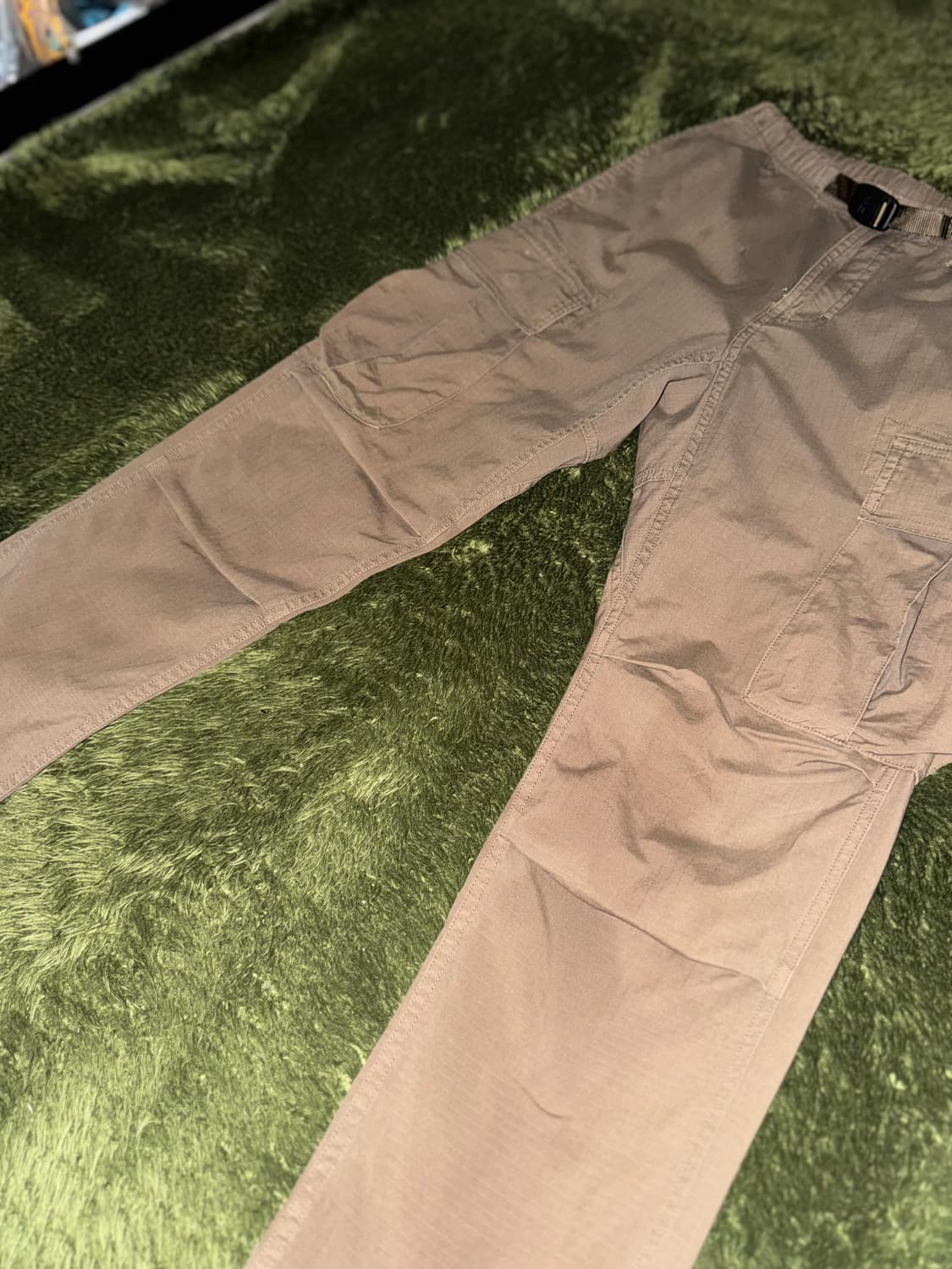 [S] BEAMS 빔즈 X 그라미치 립스탑 벨티드 팬츠 상품이미지7