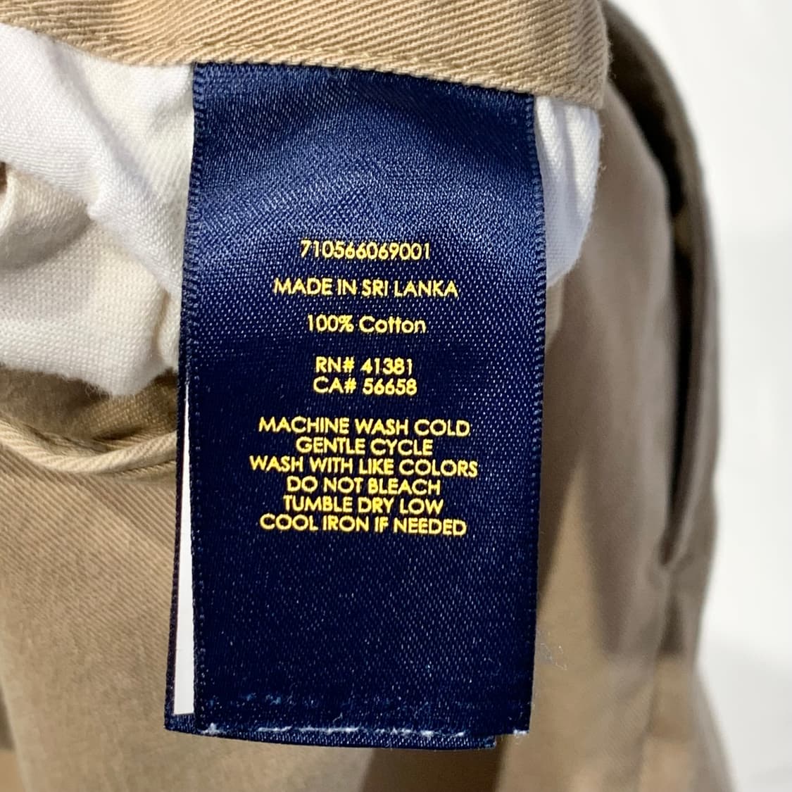 폴로 랄프로렌 베이지 치노 팬츠 상품이미지5