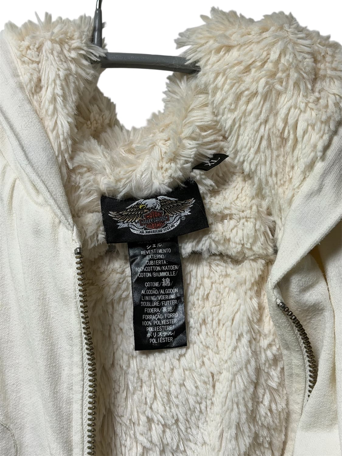 할리데이비슨 퍼후드집업 XL (w) 상품이미지2