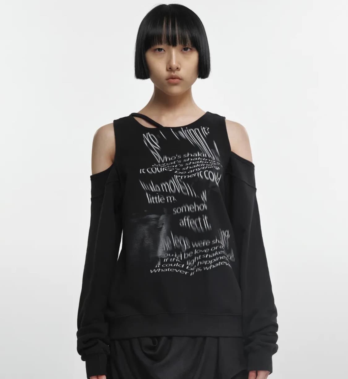 BARE SWEAT SHIRT BLACK 상품이미지1