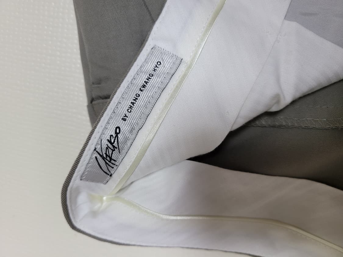 카루소 CARUSO by 장광효 남자 울 슬랙스 31 라이트카키 상품이미지6