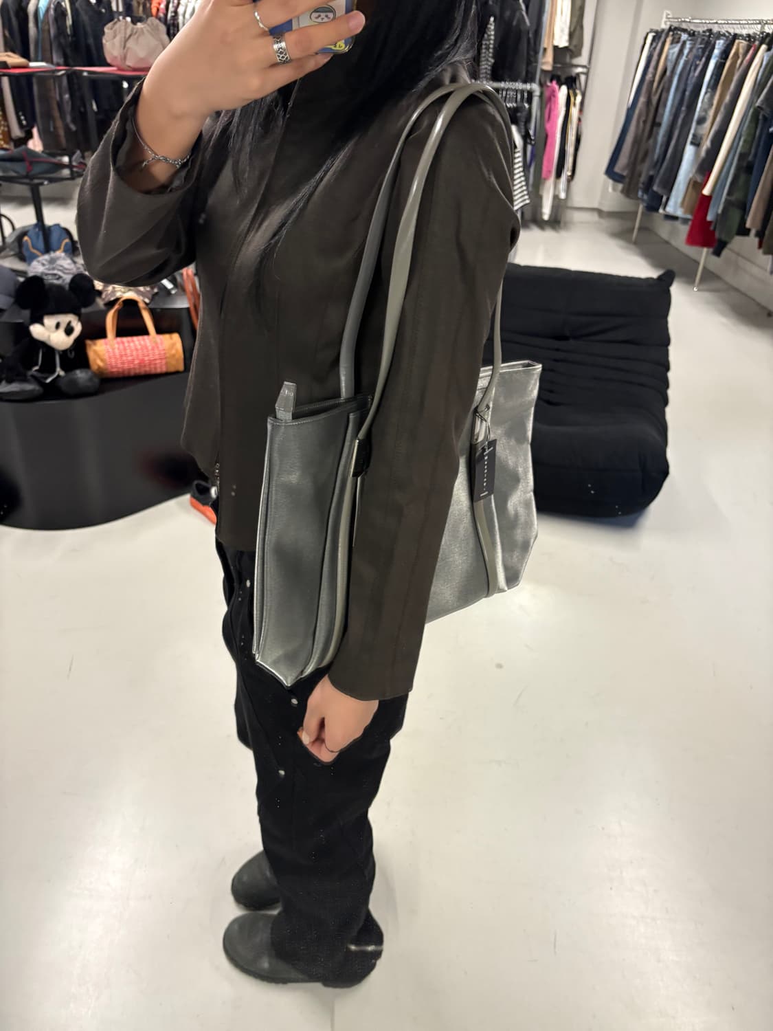 HIROKO KOSHINO metalic tote bag  상품이미지1