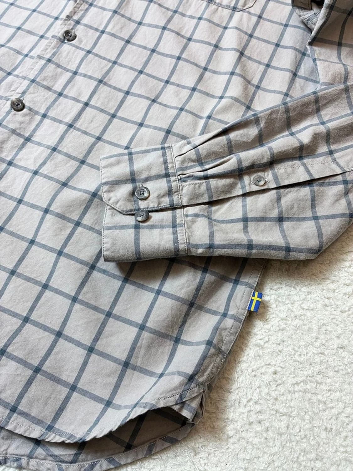 피엘라벤 18ss 리오셀 코튼 하이 코스트 체크 셔츠 PN6805 상품이미지5