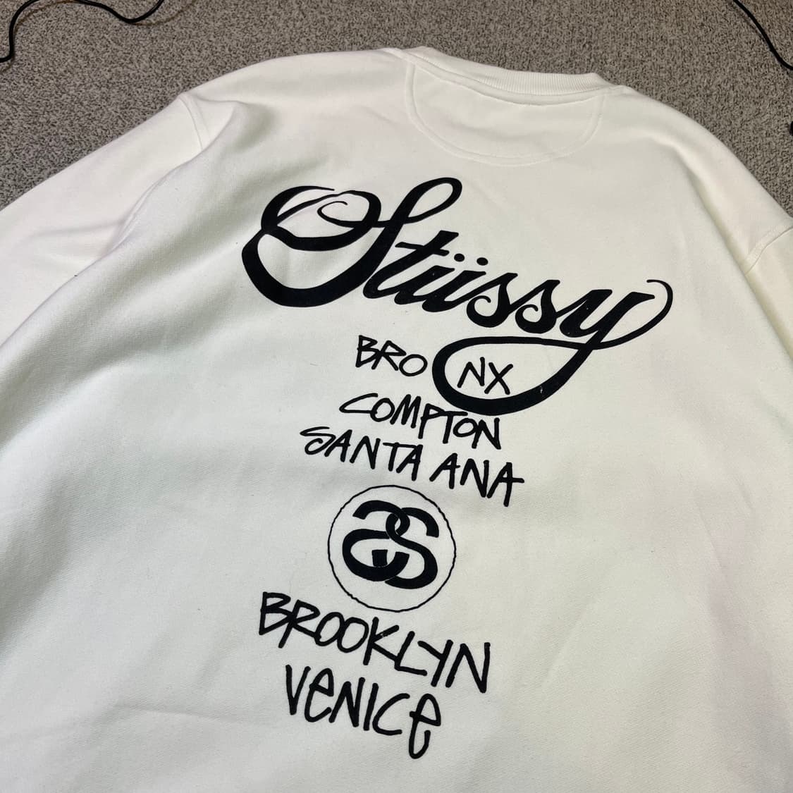 STÜSSY 스투시 월드투어 맨투맨 (새택보유) 상품이미지4