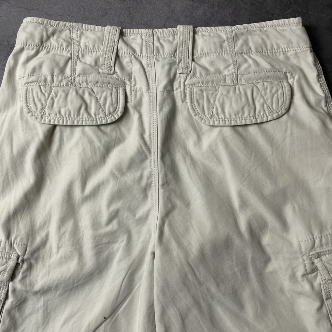 ARIZONA JEAN CO. 빈티지 아이보리 카고 하프팬츠 A00726 상품이미지6