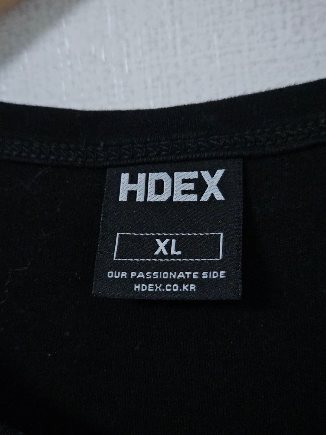 에이치덱스 HDEX 하덱스 반팔티셔츠 블랙 짐웨어 헬스 XL 상품이미지3