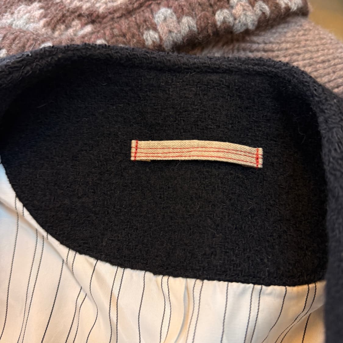 45RPM 차이나카라 에스닉 라이트 울 코트  상품이미지6