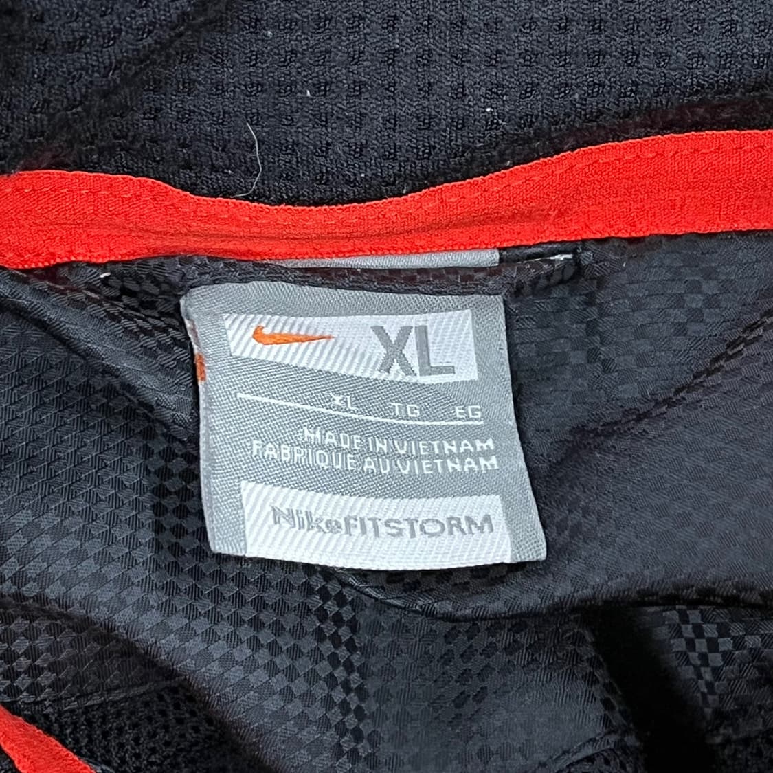 [정품/XL] 나이키 블랙 레드 바람막이 자켓 b10 상품이미지5