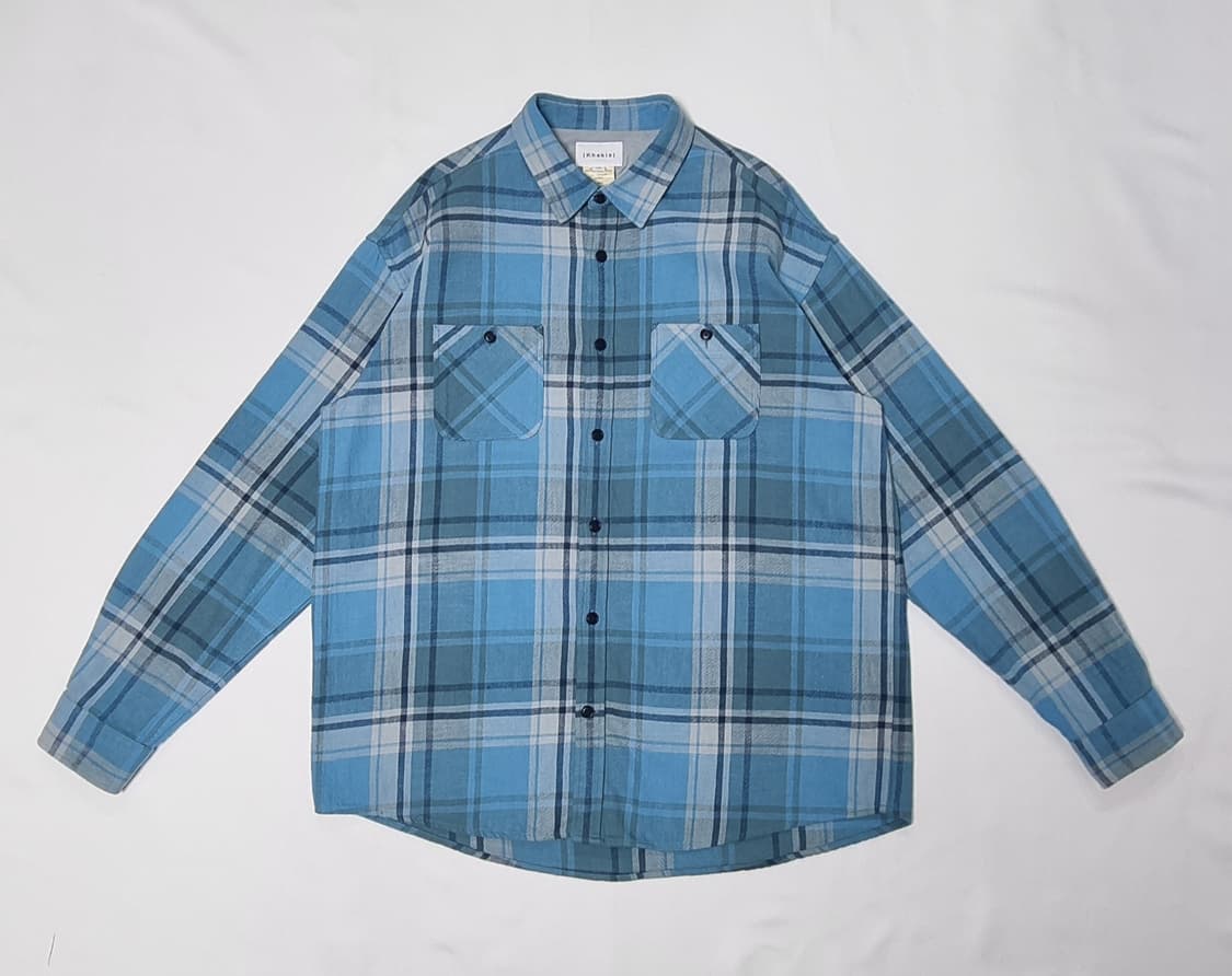 카키스 트러커 플레이드 셔츠 L _ 남성 상품이미지1