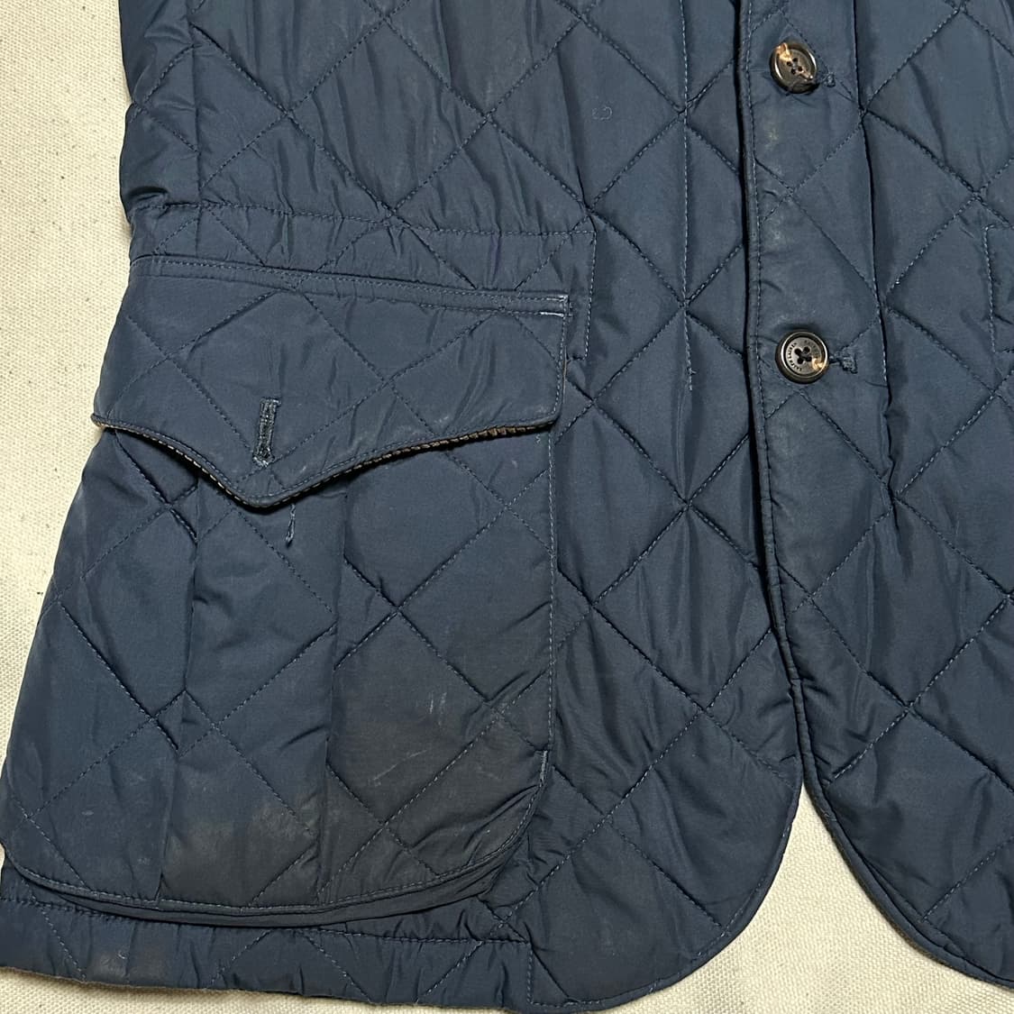 M 폴로랄프로렌 네이비 퀼팅 자켓 상품이미지8