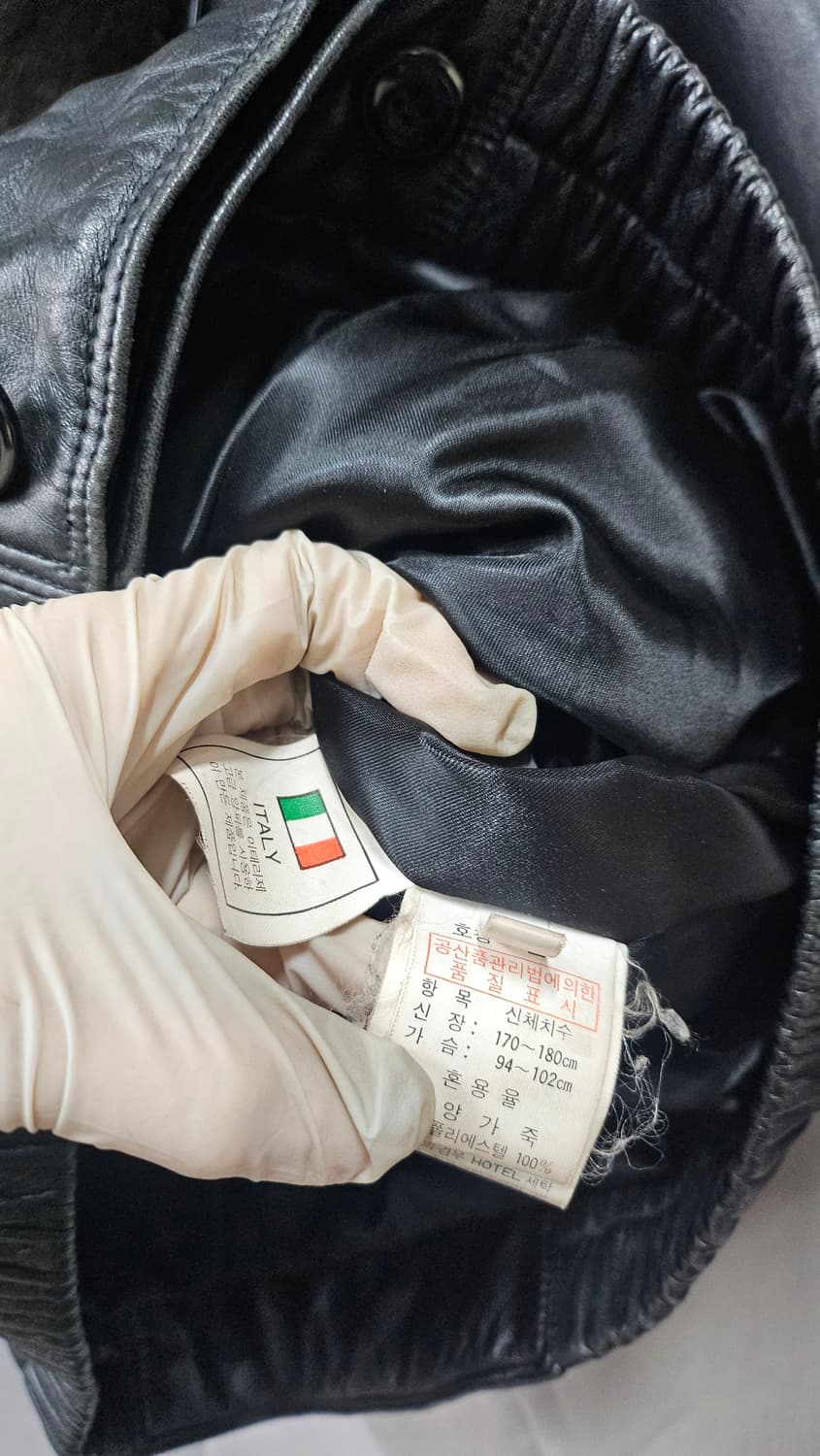 이태리   양가죽 밍크 카라 자켓  상품이미지8