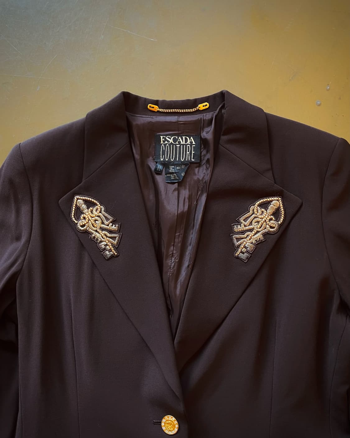 Old ESCADA Couture Antique Detail Blazer 상품이미지5