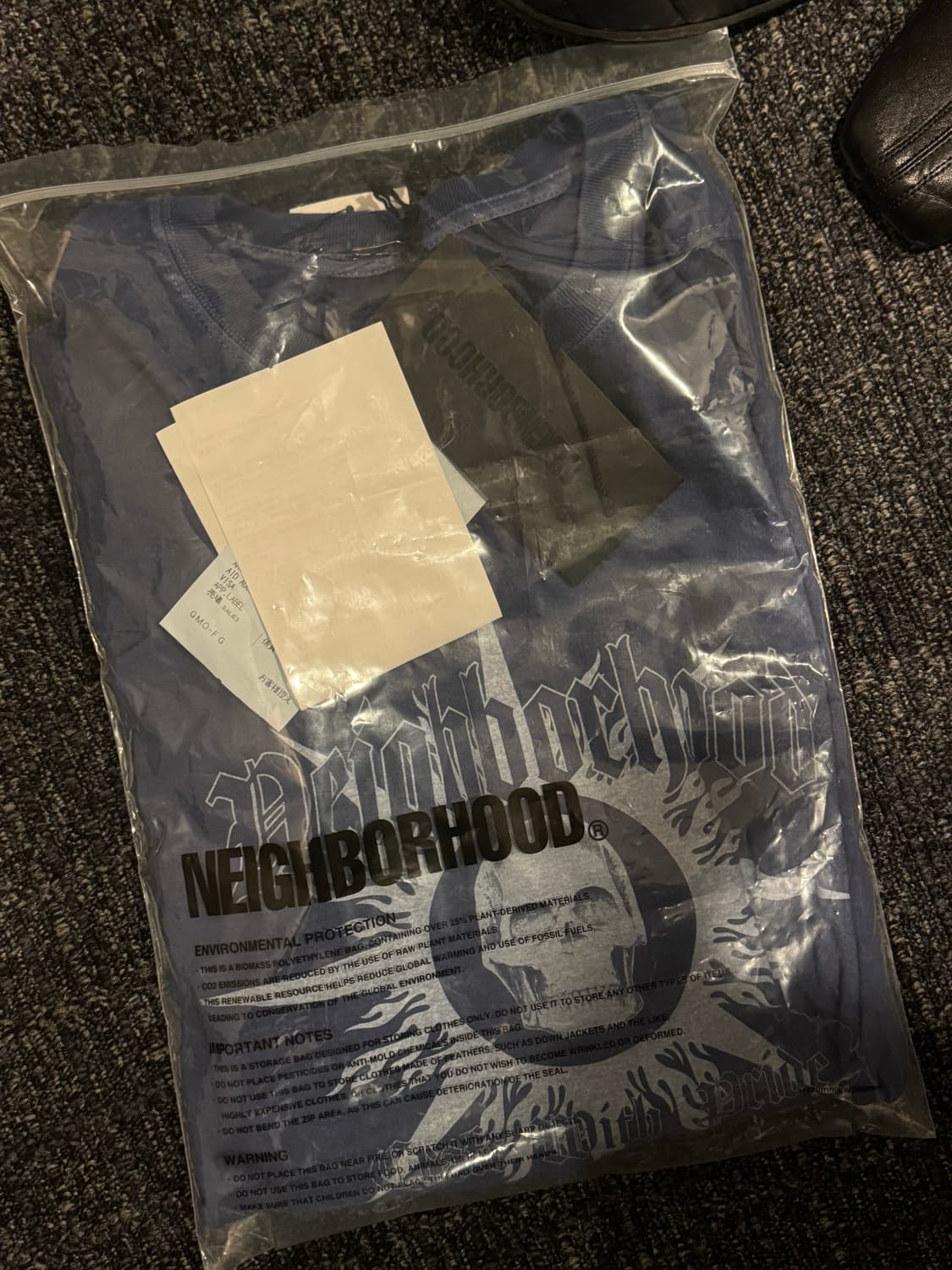 네이버후드 롱슬리브 15 네이비 L사이즈 상품이미지2