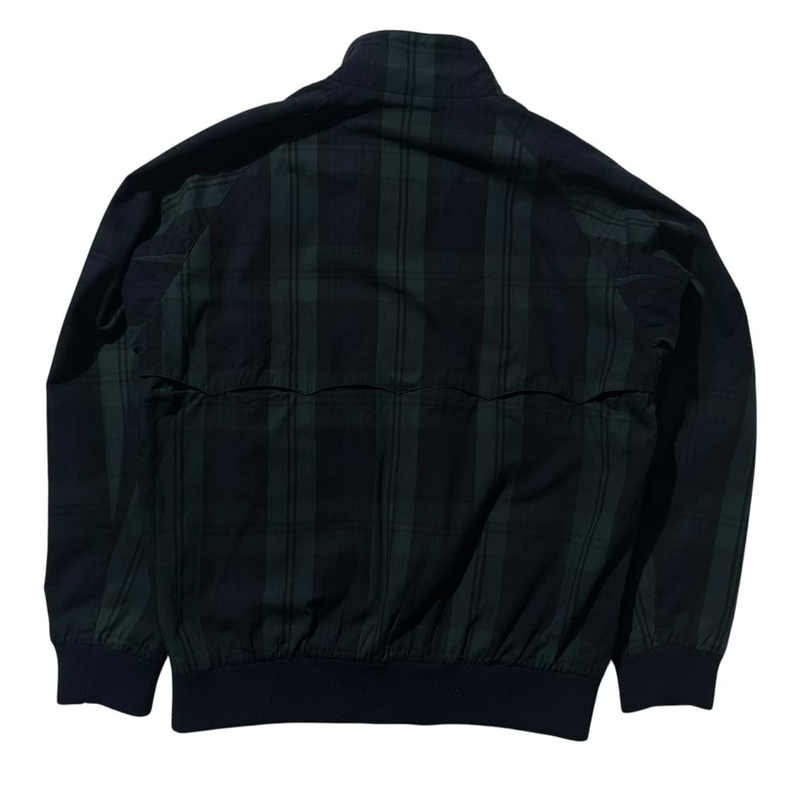 바라쿠타 G9 블랙와치 타탄체크 헤링턴 블루종 자켓 상품이미지3