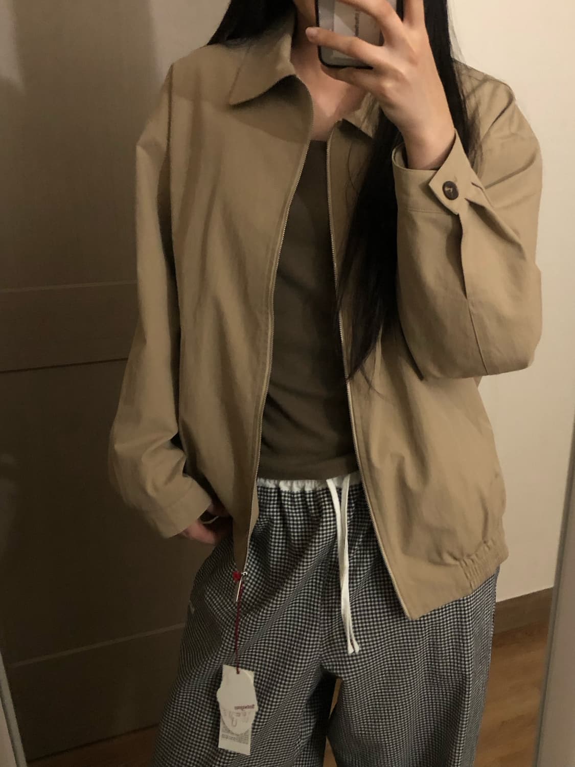 Lotsyou Camille Blouson Jacket Beige 상품이미지3