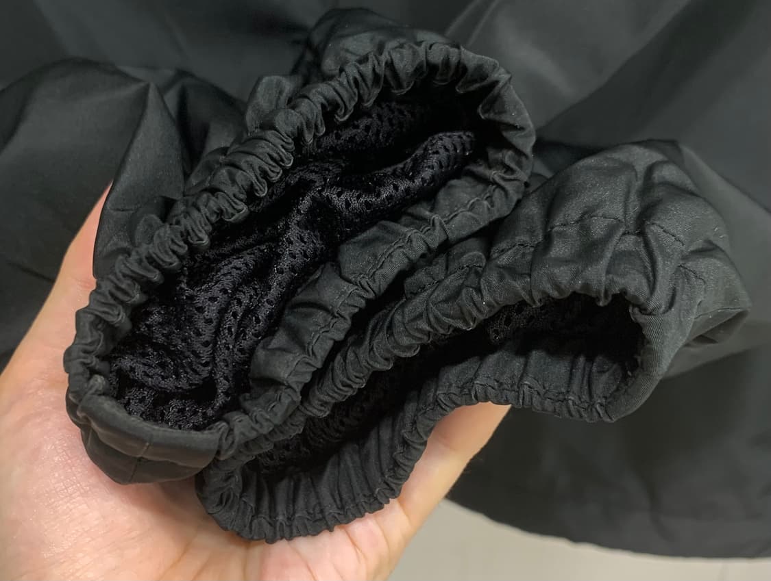 [M]발렌시아가 미니멀 로고 트랙 자켓 블랙 바람막이 상품이미지6