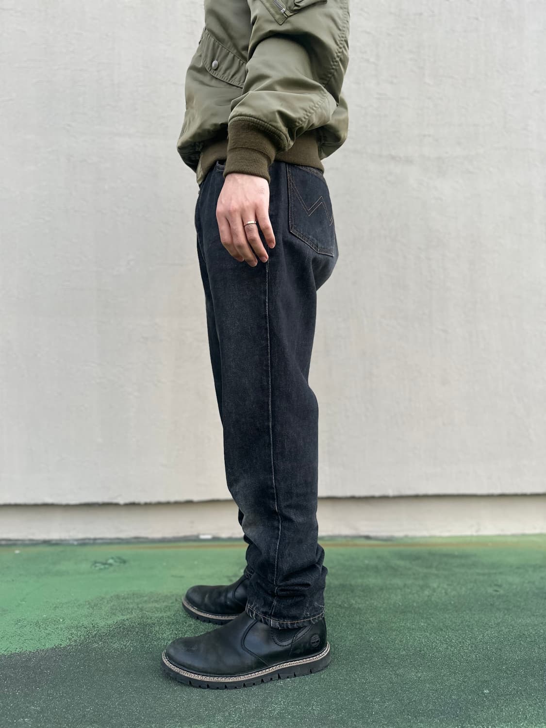 에드윈 1510-72 블랙 워싱 데님 팬츠 상품이미지3