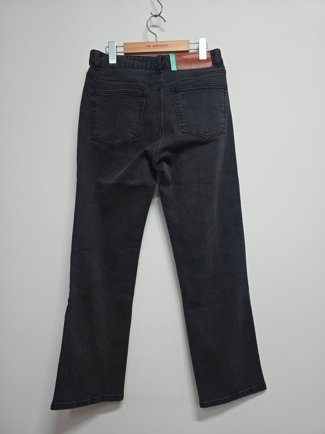 인스턴트펑크 블랙 데님 팬츠 스트레이트진 상품이미지3