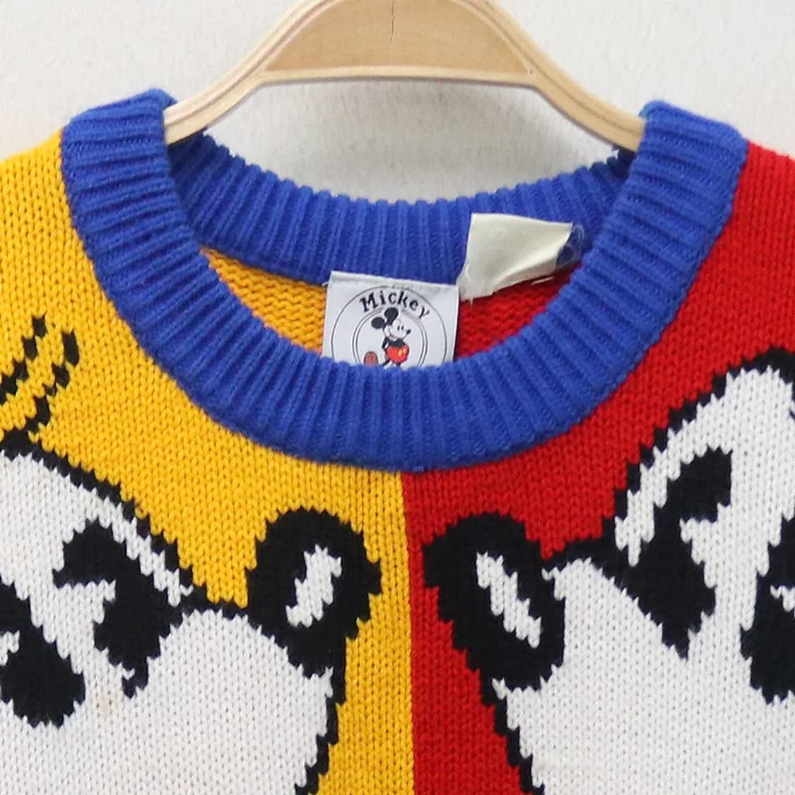 90'S MICKEY MOUSE 페이스 니트 64711 상품이미지3