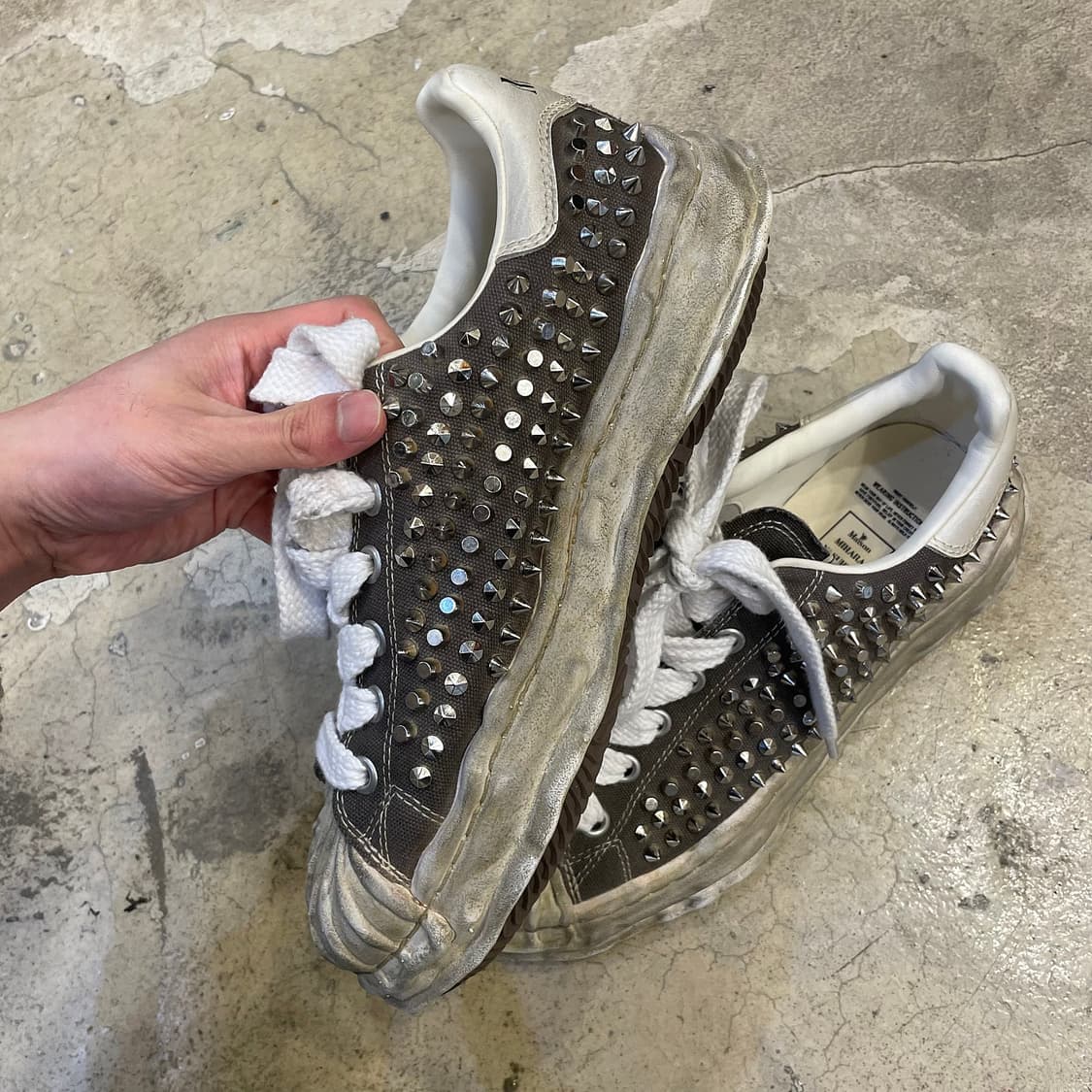 미하라 야스히로 PETERSON23 스터드 스니커즈 상품이미지6