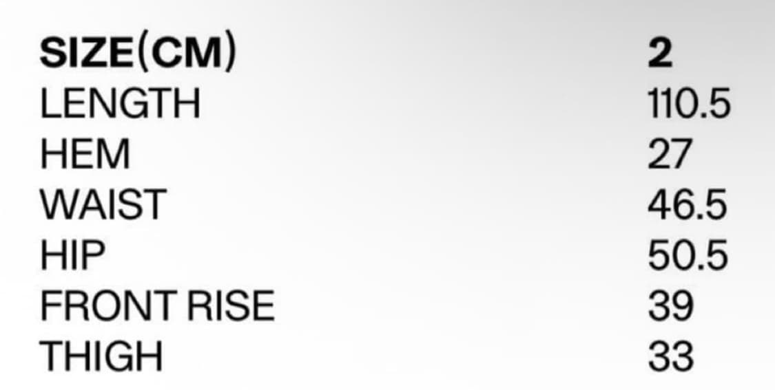 오픈와이와이 프론트 진 코듀로이 팬츠 2사이즈 상품이미지4