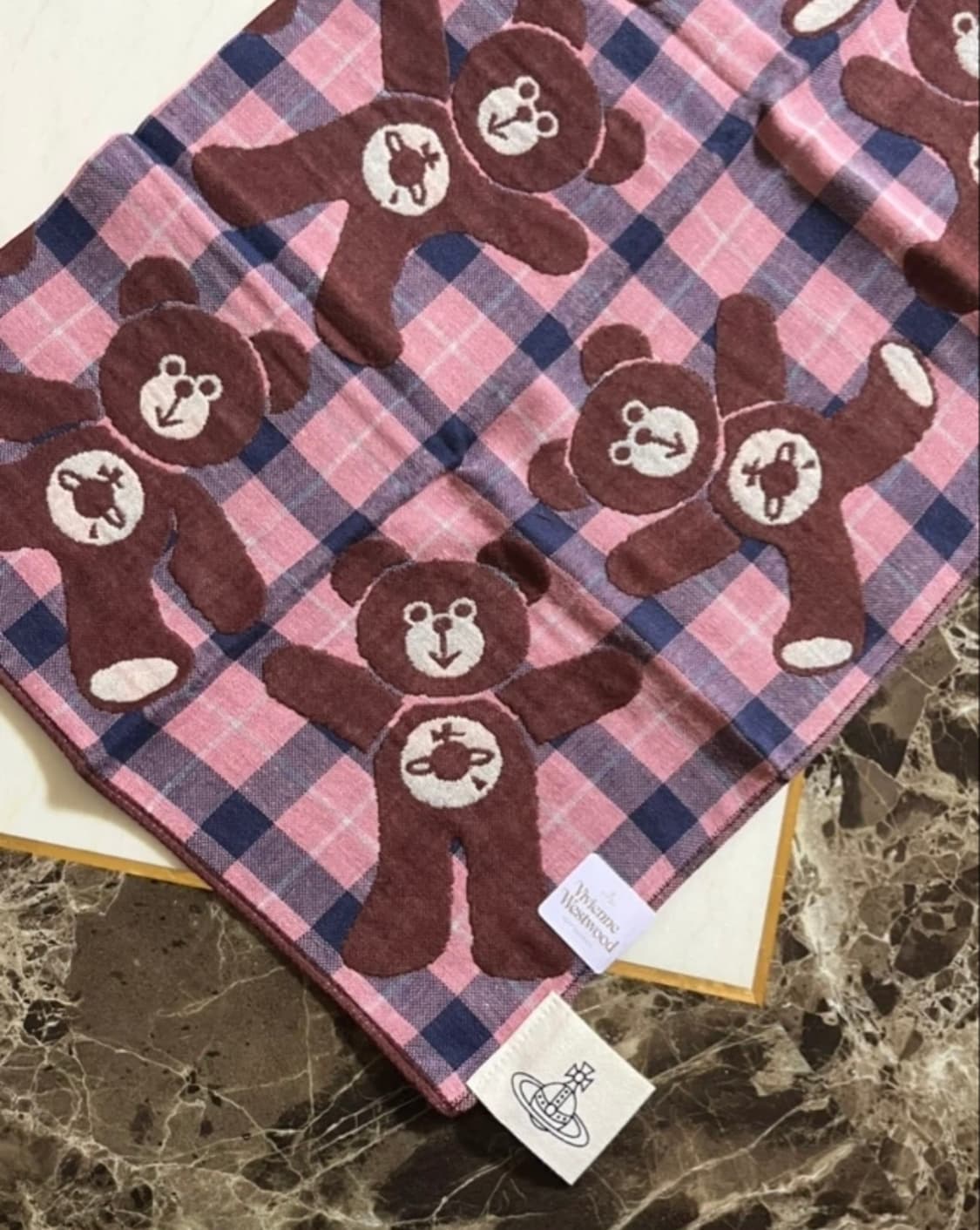 비비안웨스트우드 곰돌이 손수건 새상품 상품이미지1