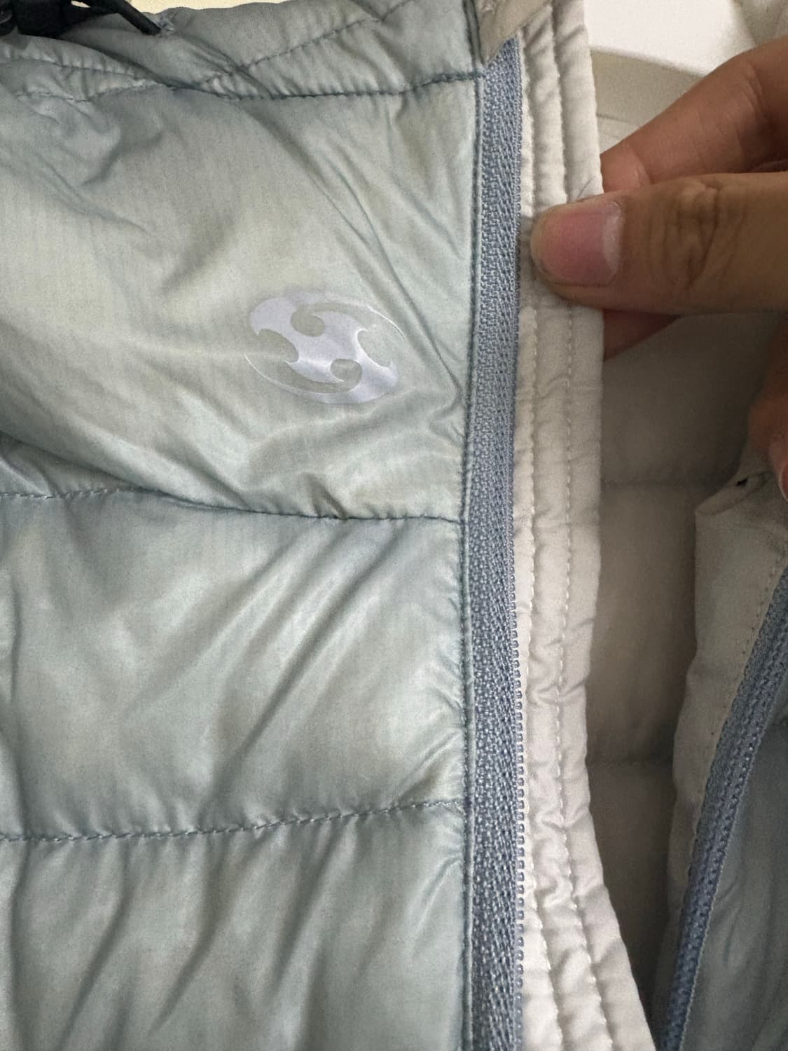 산산기어 23FW 경량패딩 스카이블루 상품이미지3