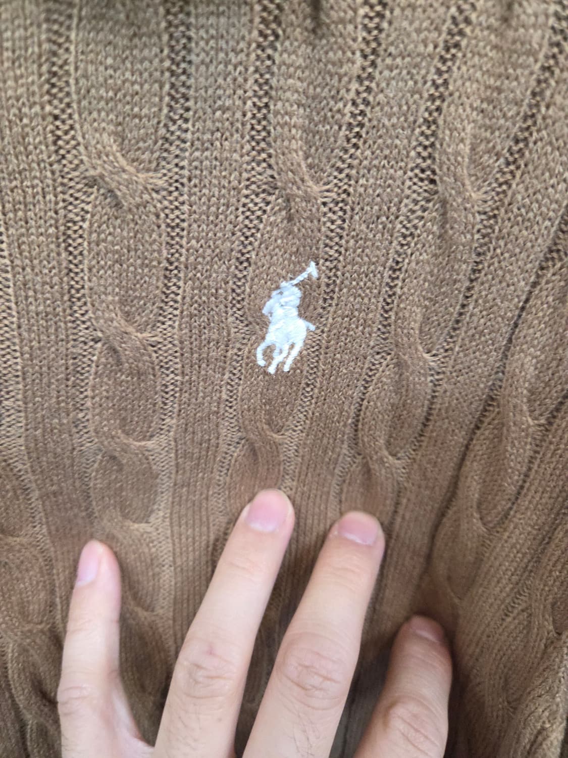 폴로랄프로렌 케이블 카라니트 sp 상품이미지4