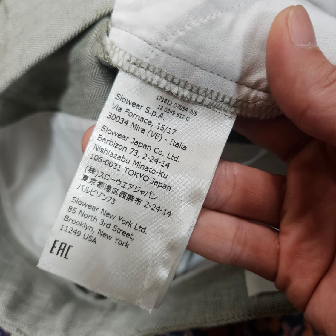 Slowear incotex in Italy 린넨 투턱 릴렉스핏 팬츠  상품이미지8