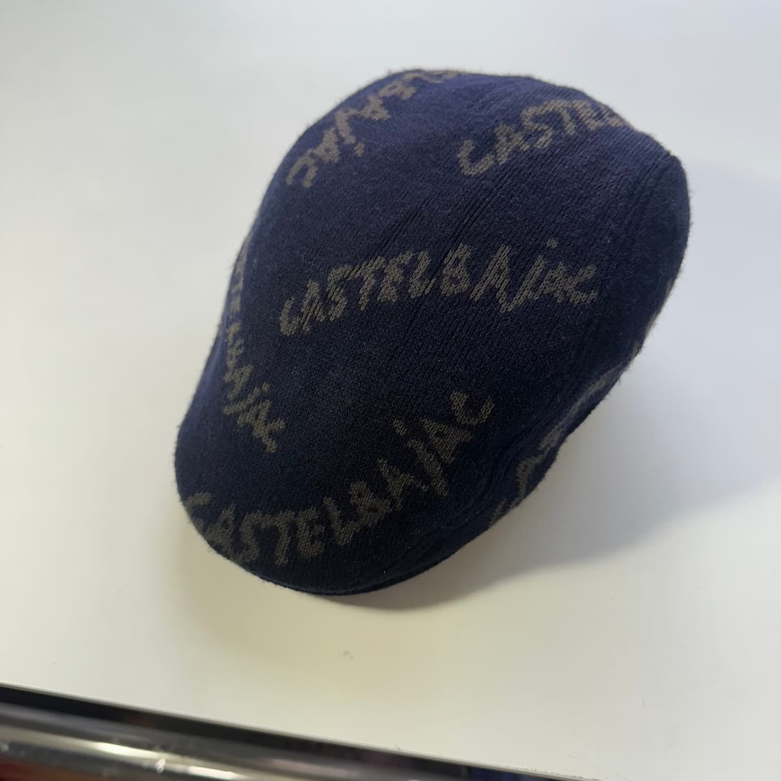 FREE 카스텔빠작 네이비 멀티로고 울 골프 헌팅캡 상품이미지2