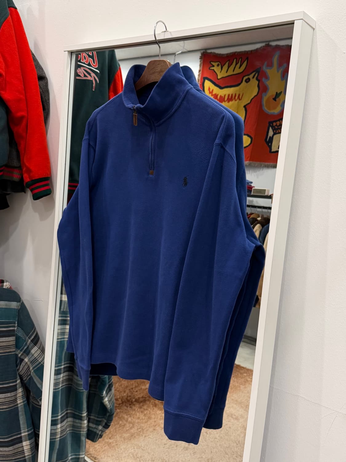 Polo ralph lauren 폴로 랄프로렌 하프넥 쿼터 집업 니트 상품이미지1