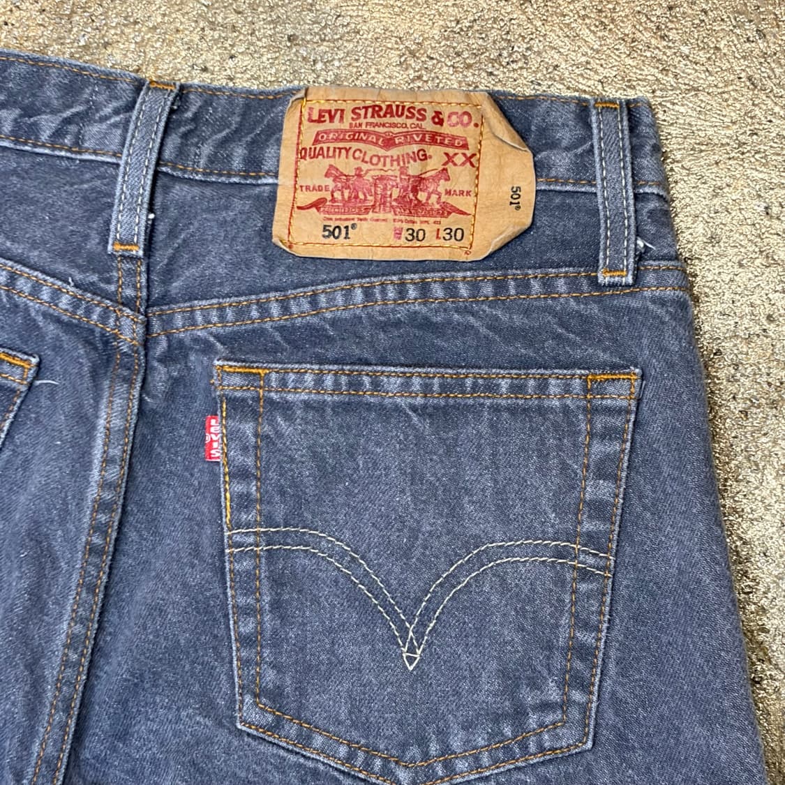 90s Made USA  빈티지 리바이스 505 그레이진 청바지 상품이미지8