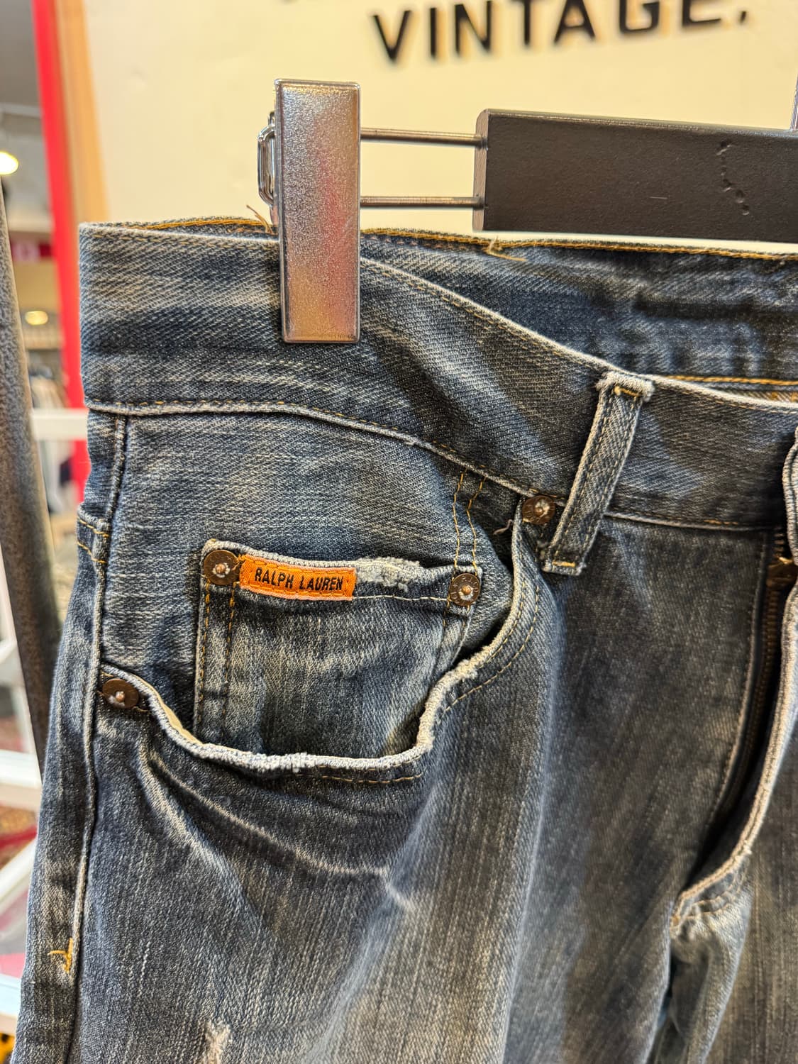 폴로 랄프로렌 빈티지 데님 팬츠 30in 상품이미지4