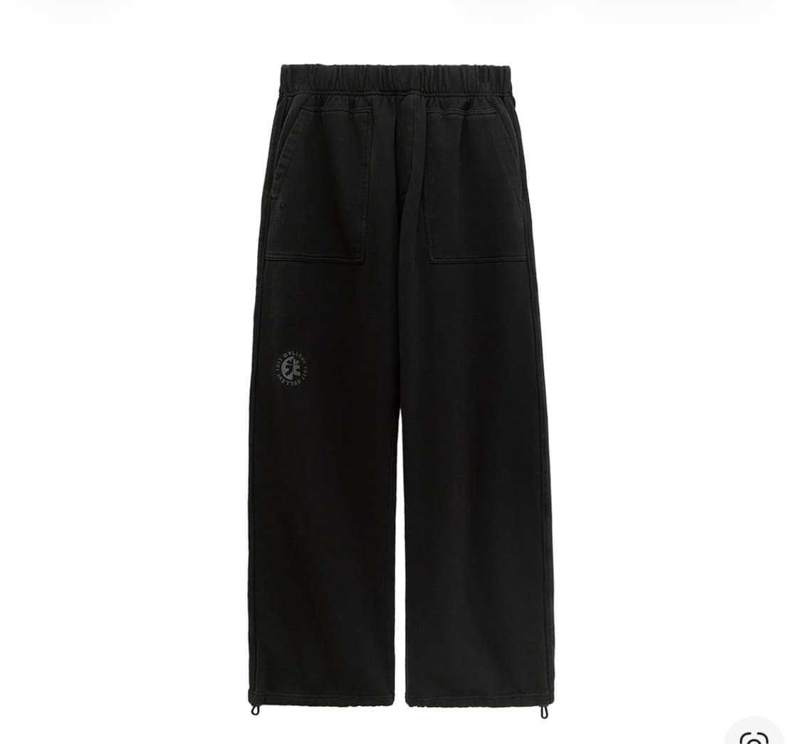 1) 폴리테루 퍼티그 스웻팬츠 블리치드 블랙 블블 상품이미지1