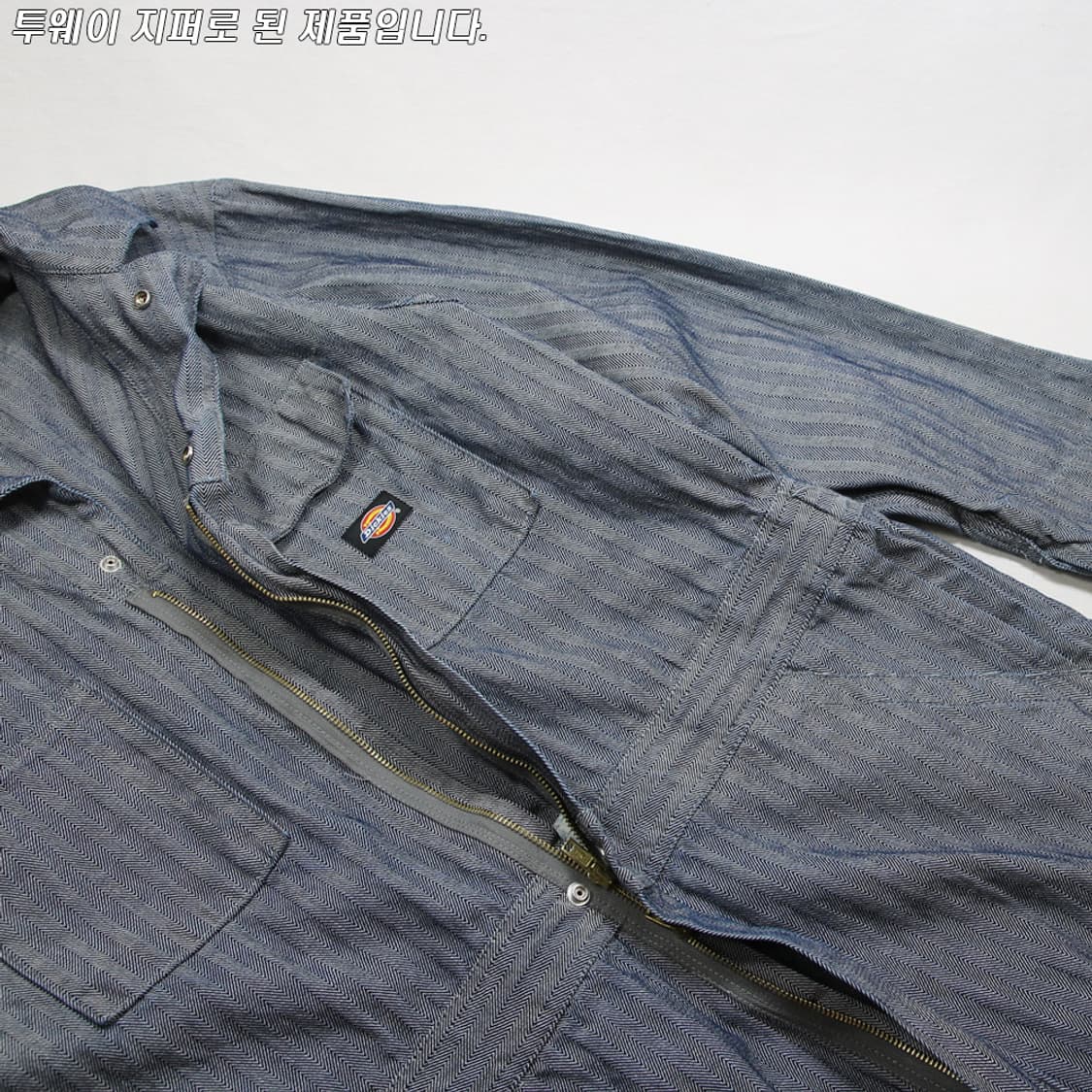 (착용컷) 디키즈 헤링본 점프 수트 (남성용 L) 상품이미지7