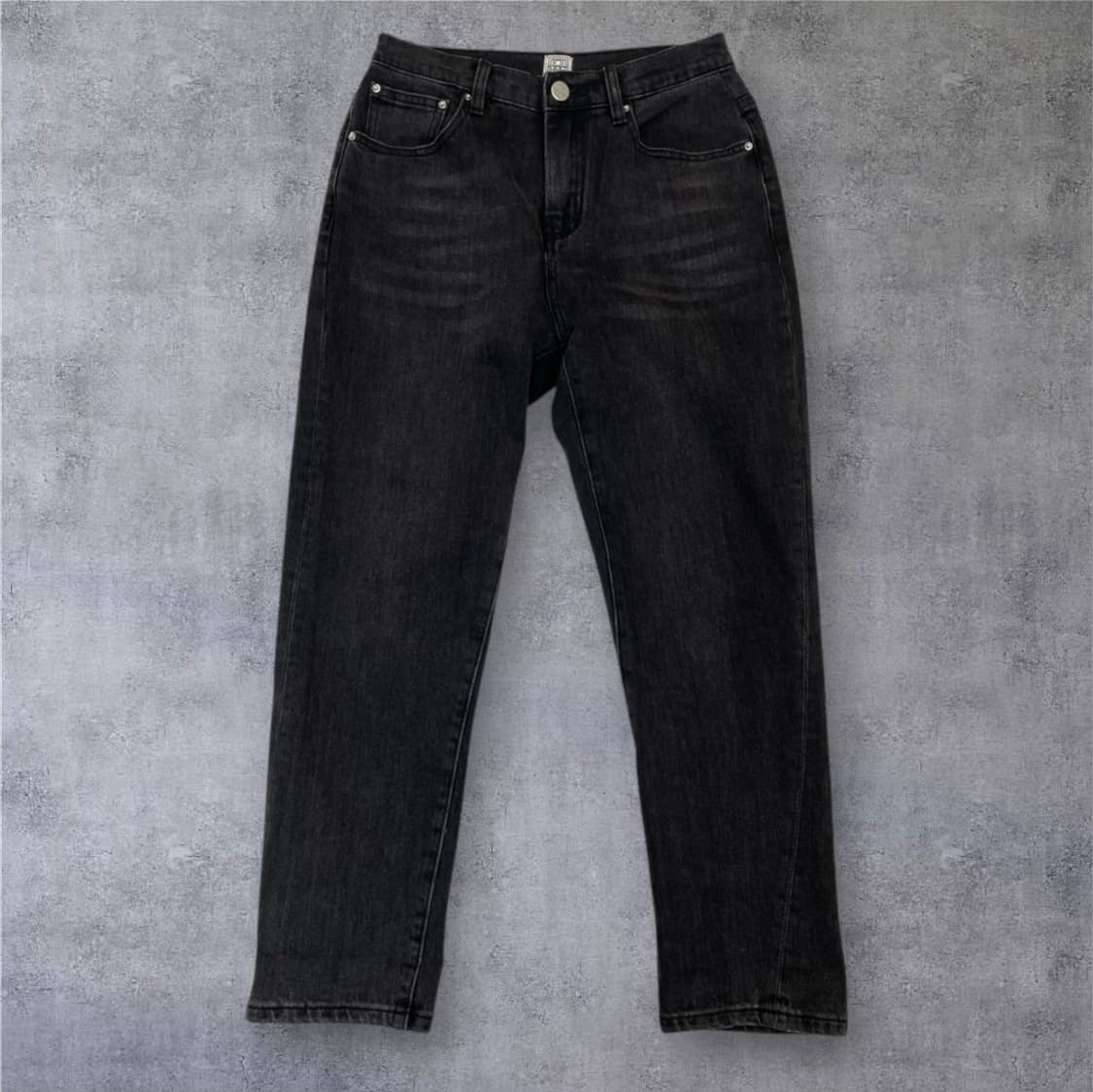 토템 Toteme 흑청 트위스트 심 스트레이트 데님 팬츠 26 상품이미지1