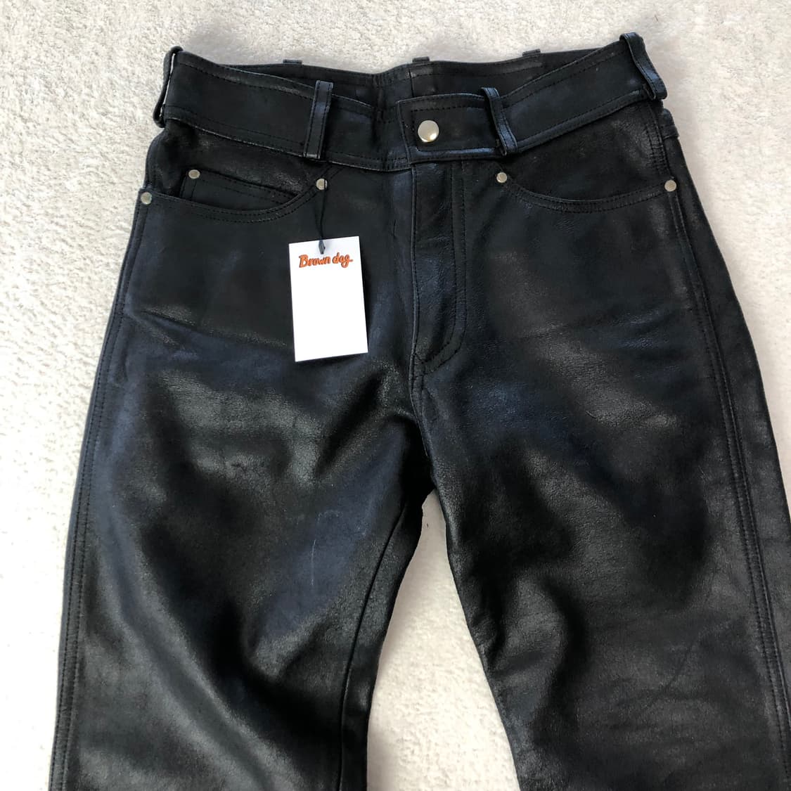 할리데이비슨 부츠컷 레더팬츠   상품이미지4