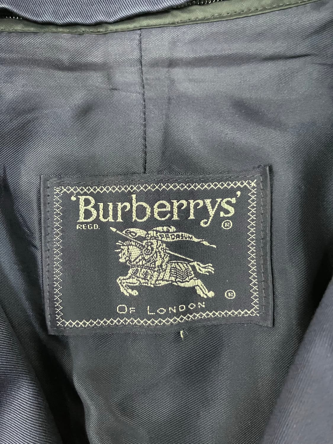 버버리 내피 포함 트렌치 코트 자켓 M 상품이미지7