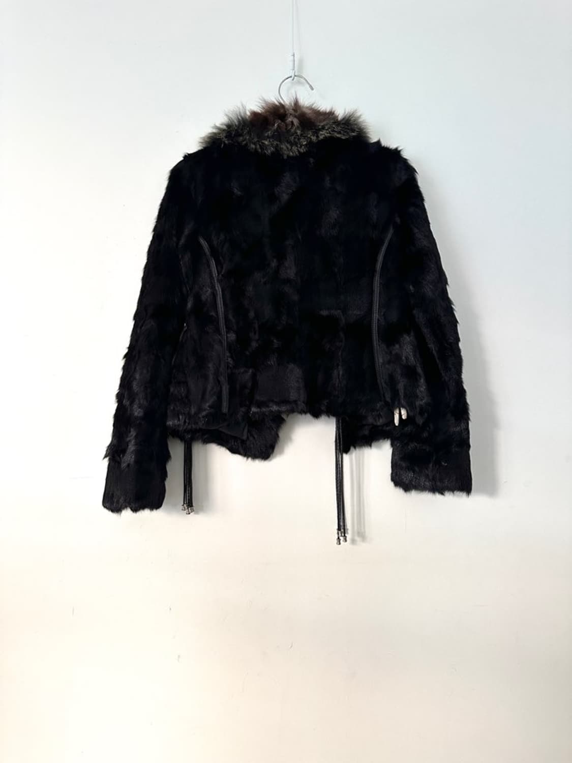 Feminine string short fur jacket  상품이미지5