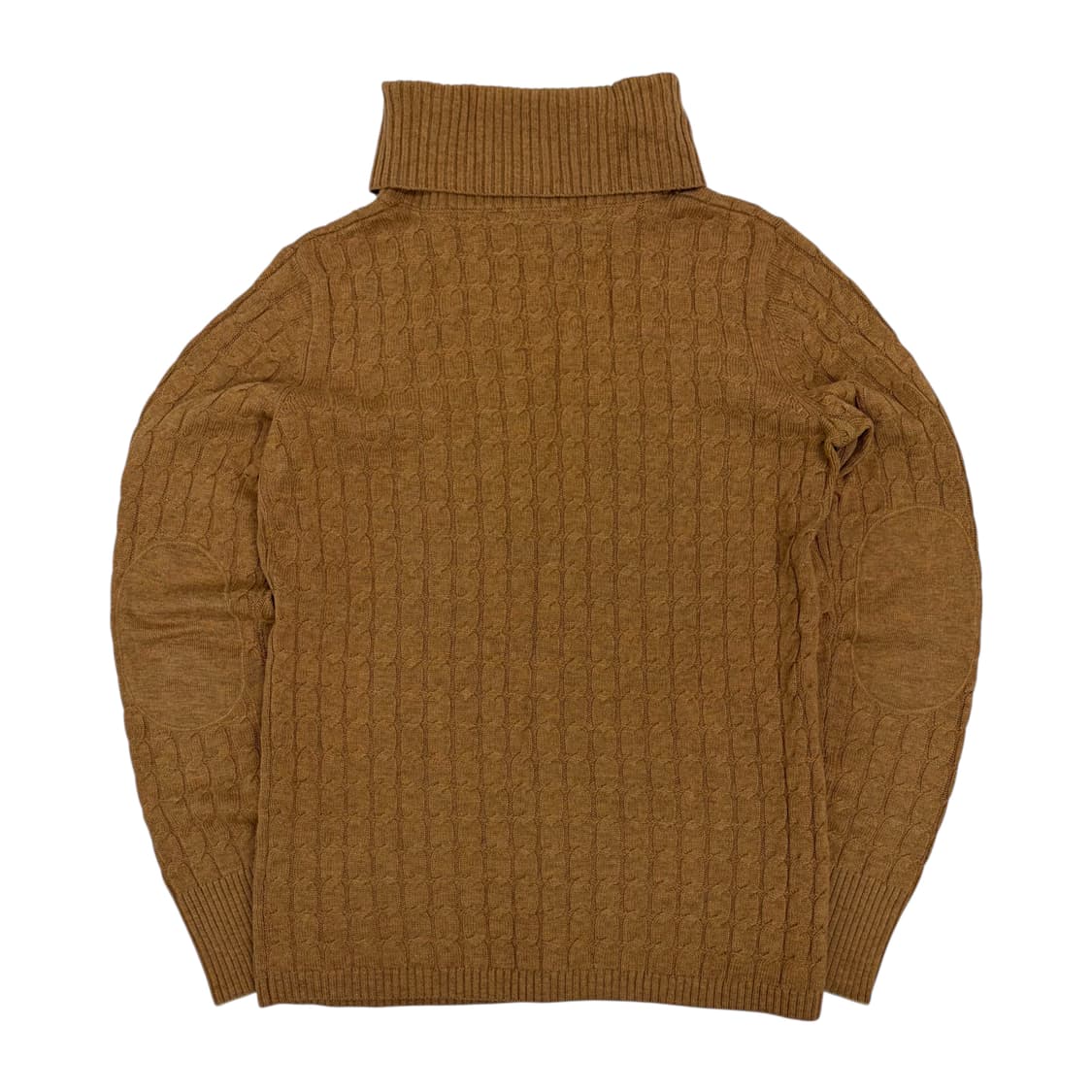 타미힐피거 꽈배기 브라운 목폴라 니트 상품이미지2