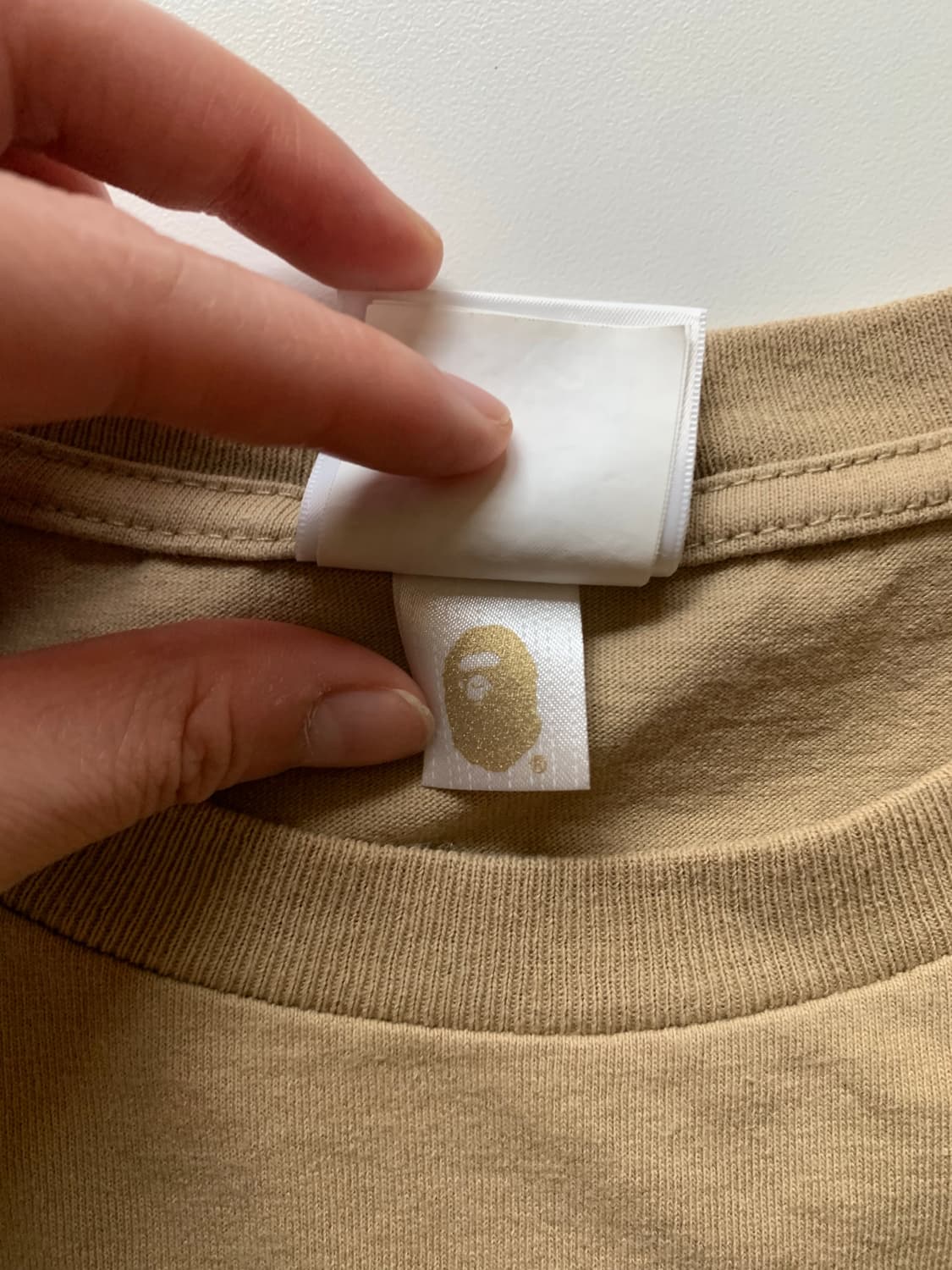 베이프 BAPE 카모 베이지 반팔티 상품이미지4