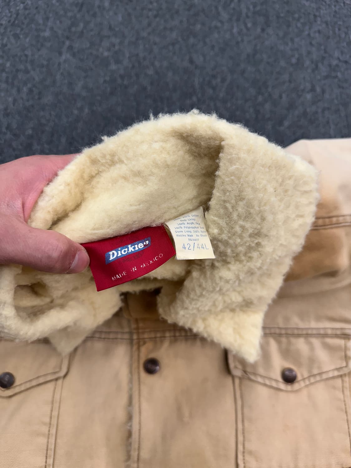 L) 디키즈 셰르파 양털 베이지 워크자켓 상품이미지7