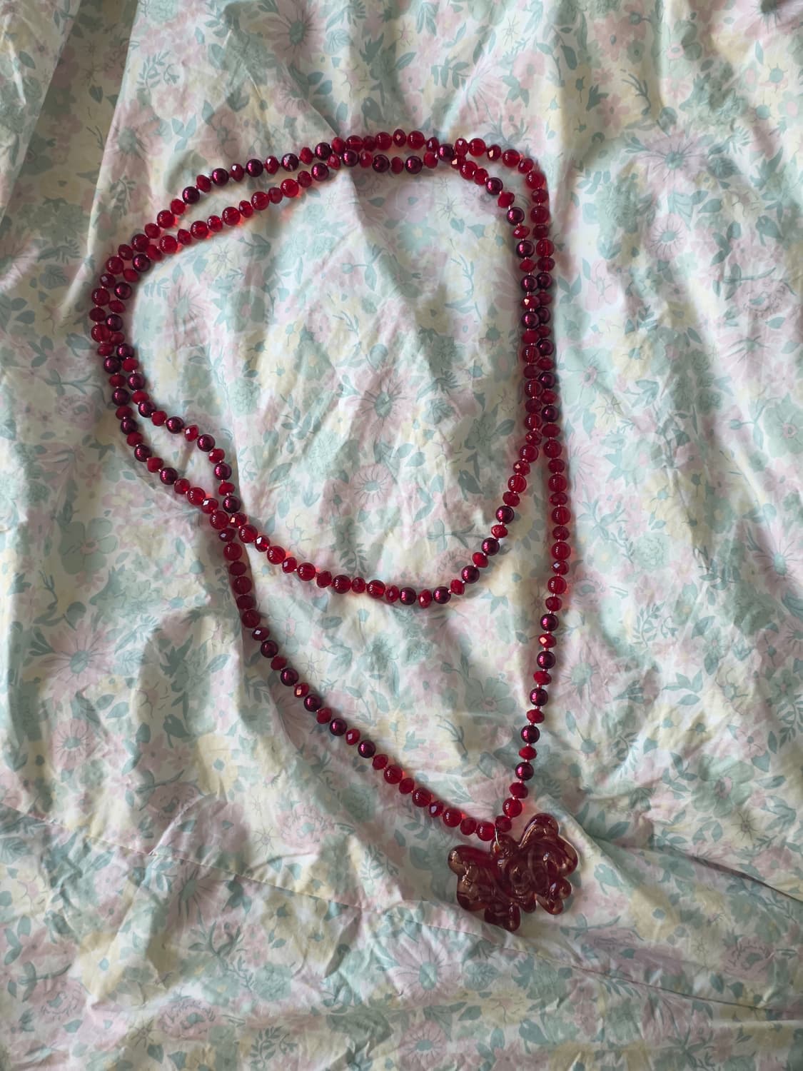 빈티지 오리엔탈 나비 비즈 목걸이 보타이 상품이미지4